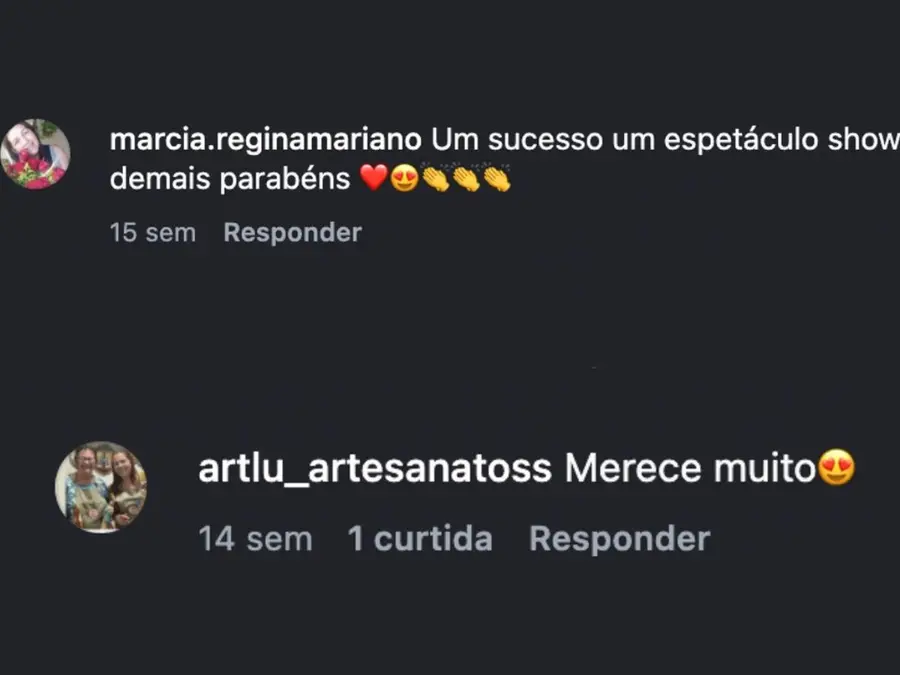 Depoimento da 1ª edição